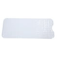 thumbnail image 3 of YYAo Upgrade Large Bath Mat - Non Slip Bathtub and Shower Mat - Long Bath Tub Floor Mats with Suction Cups, Drainage Holes, Machine Washable Bathmat for Bathroom, Clear, 3 of 12