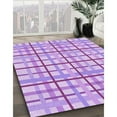 thumbnail image 2 of Ahgly Company Indoor Rectangle Patterned Tyrian Purple Area Rugs, 7' x 9', 2 of 6