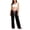 Black, variant on Pregnancy Casual Pants Drawstring Low Waist Comfy Loose Long Pants Home Loungewear