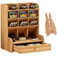 thumbnail image 1 of Wooden Pen Organizer, Multi-Functional DIY Pen Holder Box, Desktop Stationary, Easy Assembly, Home Office Art Supplies Organizer Storage with Drawer Ormromra WRST-219, 1 of 6