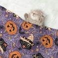 thumbnail image 2 of Rocae Vintage Halloween Black Cat for Pet Blanket Dog Blanket Cat Blanket Soft Sleep for Small Medium Pet-Large, 2 of 8