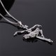 thumbnail image 3 of Colgante de bailarina con charm navideño y valentine, regalo, collar de bailarina de ballet, collares y colgantes, 3 of 4