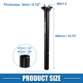 thumbnail image 4 of Unique Bargains Bicycle Seatpost Adjustable 30.9x400mm Seat Post for Mountain MTB Road Bike BMX Aluminum Alloy Black, 4 of 6