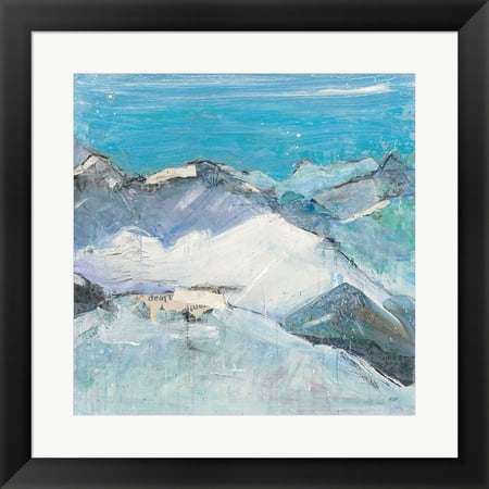 UPC 193302000042 product image for The Sun Never Says II Aqua by Kellie Day, Framed Wall Art, 19.5W x 19.5H | upcitemdb.com