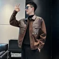 thumbnail image 2 of Ofertas de invierno de chaquetas de hombre de alta calidad con cremallera V, ofertas elegantes, casuales, vintage, entrega rápida, ropa barata, ofertas, abrigos masculinos Joker, 2 of 5