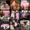 thumbnail image 3 of Sudaderas con capucha para perros grandes Outwear suéter básico con capucha de forro polar chaqueta de algodón sudadera abrigo 3XL a 9XL para perros grandes (rosa, 4XL), 3 of 4