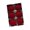 A, variant on 6Pcs Flocking Ornaments Shatterproof Decor with Box for Indoor/Outdoor Holiday Tree