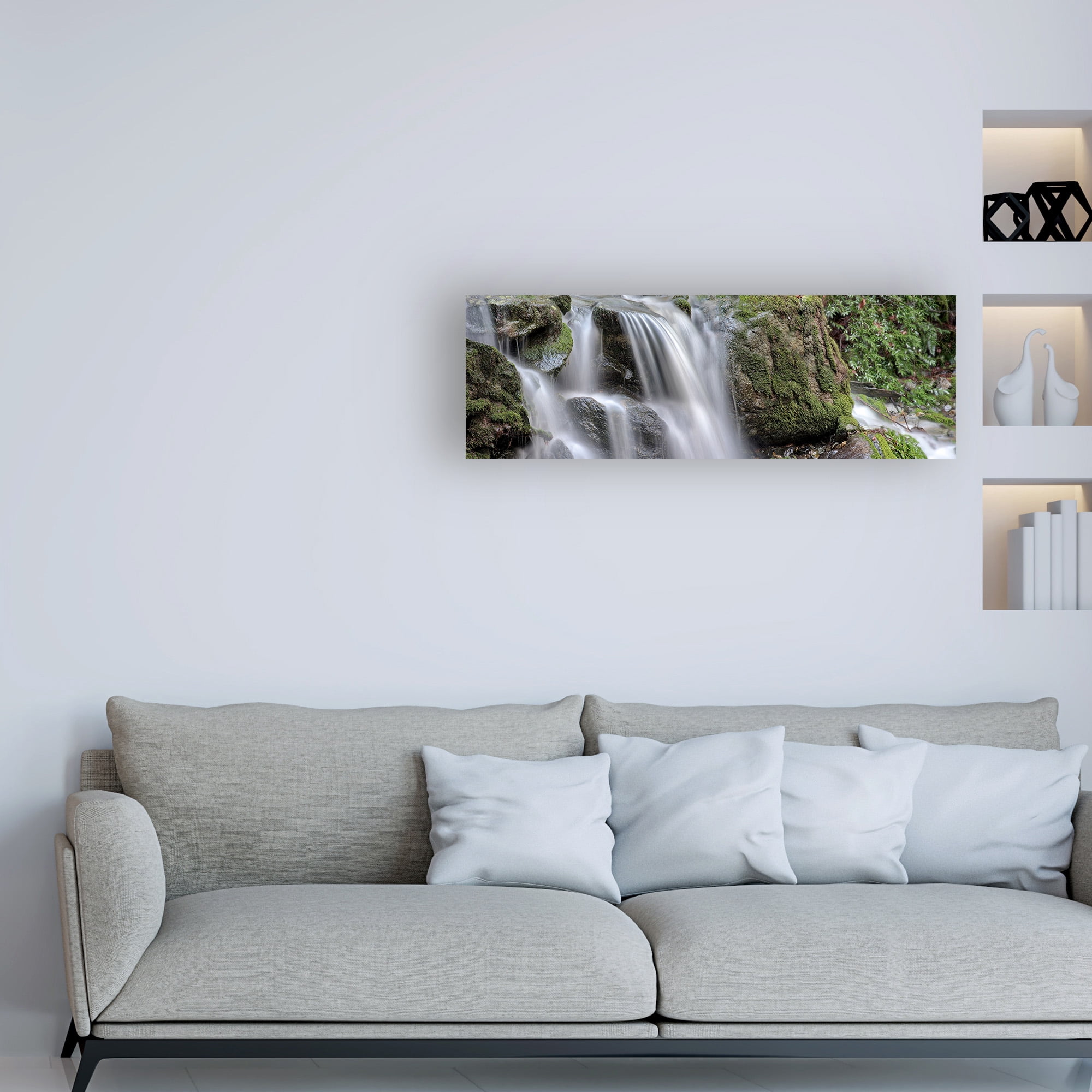 Trademark Fine Art 'Canyon Falls No. 10' Canvas Art by Alan Blaustein