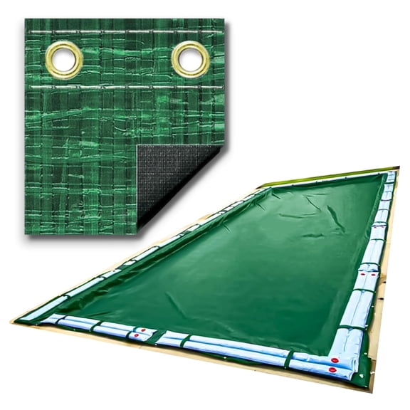 Swimline Hydrotools Ripstopper Winter Pool Cover for 30 x 50 Ft Inground Rectangle Pools