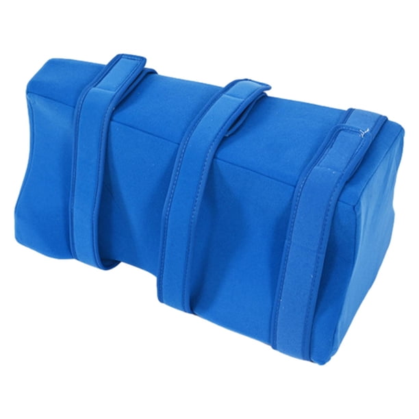 Cojín para piernas, almohada transpirable de espuma de alta densidad, reposapiernas, cuña elevadora para piernas. Fijación