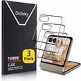 thumbnail image 1 of ccwonima 3 Pack Front Screen Protector for Motorola Moto Razr 2024 2025,3D Curved Tempered Glass Screen Cover,Curved Full Cover,9H Hardness,Anti Scratch, 1 of 1