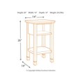 thumbnail image 4 of Ashley Table de Rangement Martinville avec Ports USB en Blanc, 4 of 4
