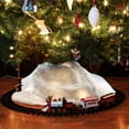 thumbnail image 4 of Open Box ProductWorks Pre-Lit Snow Cover Blanket 8 Function Decoration, 60"x15", 4 of 12