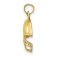 thumbnail image 2 of FJC Finejewelers 10k Yellow Gold Football Helmet Charm, 2 of 6
