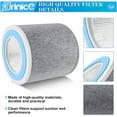 thumbnail image 4 of Home Times HP102 H13 True HEPA Air Filter, Compatible with Shark HC452 & HP100 Series, 4 of 7
