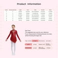 thumbnail image 7 of iiniim Kids Girls Glittery Rhinestones Mesh Splice Figure Ice Skating Gymnastics Leotard Dress Dancewear Purple 6, 7 of 7