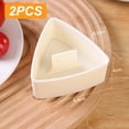 thumbnail image 3 of Onigiri Mold Triangle, 2 Pack Large Rice Ball Mold Sushi Makers, Japanese Rice Cooker Kit for Lunch Bento, 3 of 5