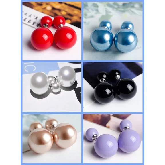 Double sided imitation pearl earrings Earrings For Women, Fashion Jewelry