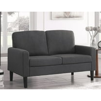 Dark Gray Smyre Square Arm 53" Loveseat