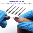 thumbnail image 4 of Juego de brocas para uñas acrílicas FANTEXY de acero tungsteno, 4 of 9