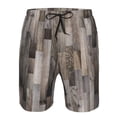 thumbnail image 3 of Goofa Wooden Texture Printed Mens Swim Trunks Summer Quick Dry Short Beach Swimwear Bathing Suits-Medium, 3 of 9