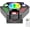 3 Arm Stage Light, variant on Moving  DJ Lights,120W LED Stage Light with RGB Light Strip Feature 4 Arms Beam,-Eyes Effect,Luces DJ Profesional Supports Starlight,Sound Activated