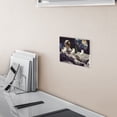 thumbnail image 5 of Yayeee Toggle Light Switch Wall Plate 2-Gang 4.56"x4.48" Decorative Outlet Cover, Beige Astronaut, 5 of 7