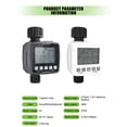 thumbnail image 4 of Riwcyla Sprinkler Timer,Water Timer Programmable Garden Hose Faucet Timer with Rain Delay System, IPX5 Waterproof Digital Irrigation Timer System for Lawns, With Automatic Screen Off/Child Lock, Lo, 4 of 6