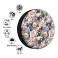 thumbnail image 4 of Naloa Rose Flowers PVC Leather Spare Tire Wheel Cover for Car Truck SUV Camper Trailer Universal Fit many size16 inch, 4 of 6