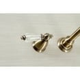 thumbnail image 4 of Kingston Brass KS7023WLL Wilshire Two-Handle Wall Mount Roman Tub Faucet, Antique Brass, 4 of 8