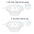 thumbnail image 4 of 1Pcs 100 Mesh Food Filter Strainer, 5.9in Nylon Fine Mesh Sieve Drainer for Oils, 4 of 7