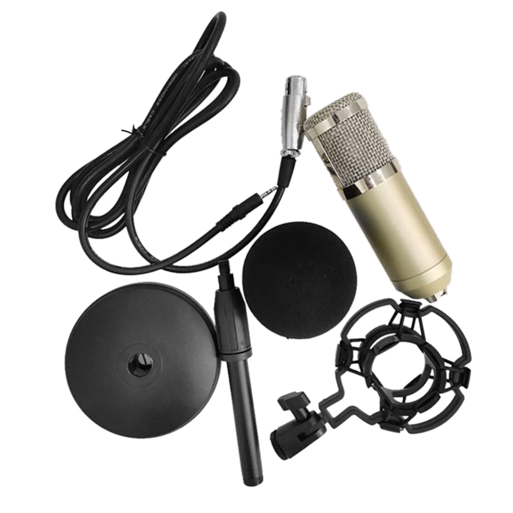 Condenser Microphone Portable High Sensitivity Low Noise Mic Kit for