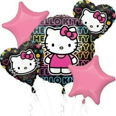 Hello Kitty Face Foil Balloons 13"x15" - Walmart.com