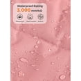 thumbnail image 3 of Wantdo Girl's Winter Coat Fleece Lined Parka Mid-Long Waterproof Puffer Jacket Pink 6/7, 3 of 11