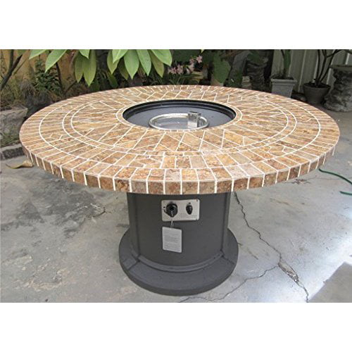 Gas Fireplace Fire Pit Outdoor, Mosaic Propane Fire Pit