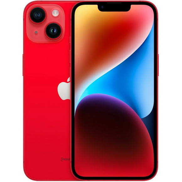 Apple iPhone 14 5G 128GB - Red 6.1" Retina XDR OLED Display - 12MP Rear & 12MP Front Camera - 3279mAh Battery A15 Bionic (5 nm) Chip - Certified Refurbished - Unlocked Excellent Condition