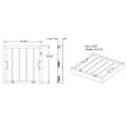 thumbnail image 4 of CAPTIVE-AIRE Systems Stainless Steel Restaurant Hood Filter, (20" High x 20" Wide), 4 of 5