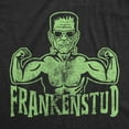 thumbnail image 2 of Mens Frankenstud T Shirt Funny Fitness Workout Frankenstein Halloween Graphic Tee Graphic Tees, 2 of 9