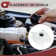 thumbnail image 3 of Unique Bargains 1 Set Engine Coolant Reservoir Water Expansion Tank for Ford for Ranger 2012-2020 Coolant Radiator Reservoir Bottle with Cap No.AB398K218AA, 3 of 6