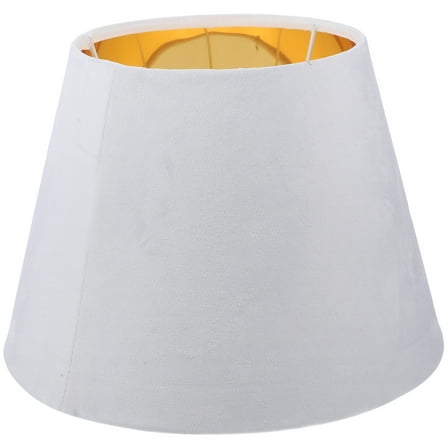 OFFIGAM Lampshade White Golden Liner 1Pack 9.8x9.8x7.1in