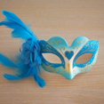 thumbnail image 3 of Halloween Half Face Children's Show Festival Party Party Toddler Prom Mask 11h Rose Red// kaili Sencillez, 3 of 4