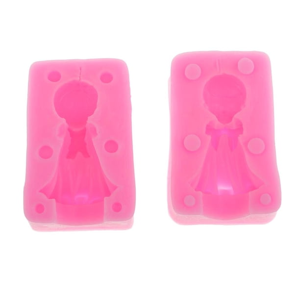 Molde de silicona 3D Angel Baby Cake Fondant Sugar Craft Moldes para hornear Zulema Jabón de silicona en forma de vela