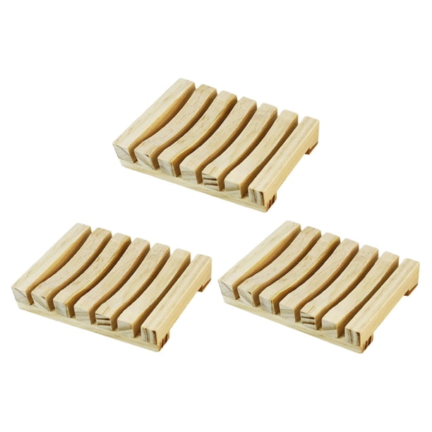 Caja de jabón de portátil de 3 piezas, soporte de jabón, de jabón de almacenamiento, bandeja de drenaje antideslizante para cocina, A Gloria Soporte para jabonera