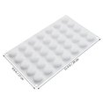 thumbnail image 2 of White Non-stick Heart Shaped Silicone Mold for Baking Use 35 Grid, 2 of 2