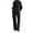 Black, variant on Women's 2 Piece Casual Outfits Long Sleeve Stand Collar Zip Up Tops Wide Leg Pants Sets Streetwear