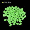 thumbnail image 3 of Uxcell 8x5mm Oval Soft Plastic Luminous Glow Fishing Beads Tackle Tool Green 200 Pieces, 3 of 5