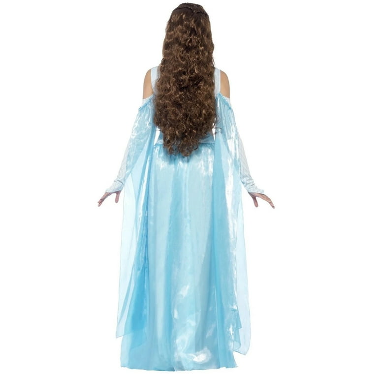Deluxe Medieval Maiden Costume Blue Adult Deluxe Medieval Maiden Costume Blue Adult