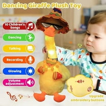 Talking Dancing Duck Toy, Mimicking Toy Dancing Duck Baby Toys for Infants, Repeating What You Say, Singing Duck Stuffed Animal Plush Toys, Baby Toys 6-12 Months Musical Interactive Tummy Time Gifts