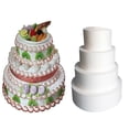 thumbnail image 4 of QingHai Cake Dummy DIY Round Shape Foam Multipurpose Cake Mold for Kitchen, 4 of 5