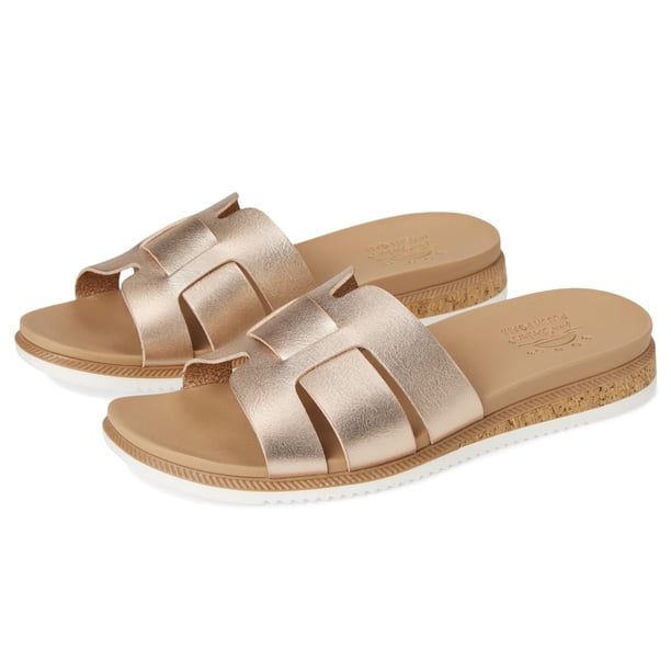 Sandalia Skechers BOBS Desert KISS Baja en Cuero Vegano Talla 8 US
